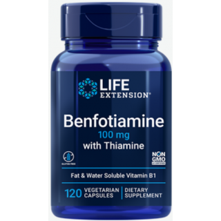 Benfotiamine with Thiamine 100mg (Life Extension) 
